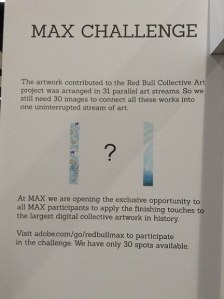 information on the Red Bull exhibit