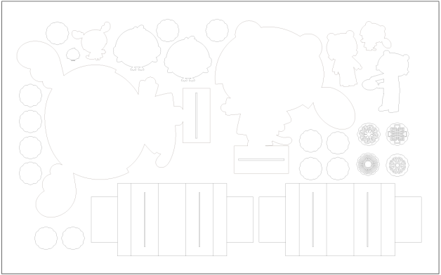 Adobe Illustrator file with the shapes to be cut